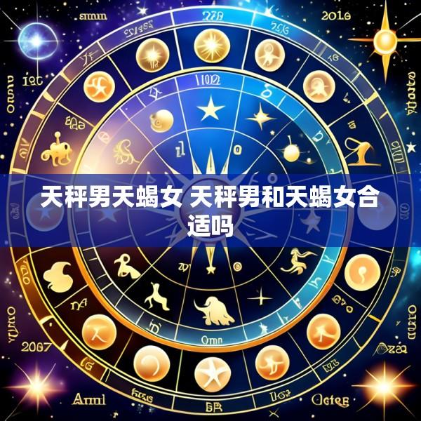 天秤男天蝎女 天秤男和天蝎女合适吗