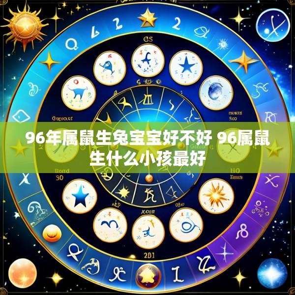 96年属鼠生兔宝宝好不好 96属鼠生什么小孩最好