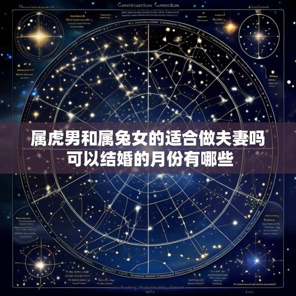 属虎男和属兔女的适合做夫妻吗 可以结婚的月份有哪些