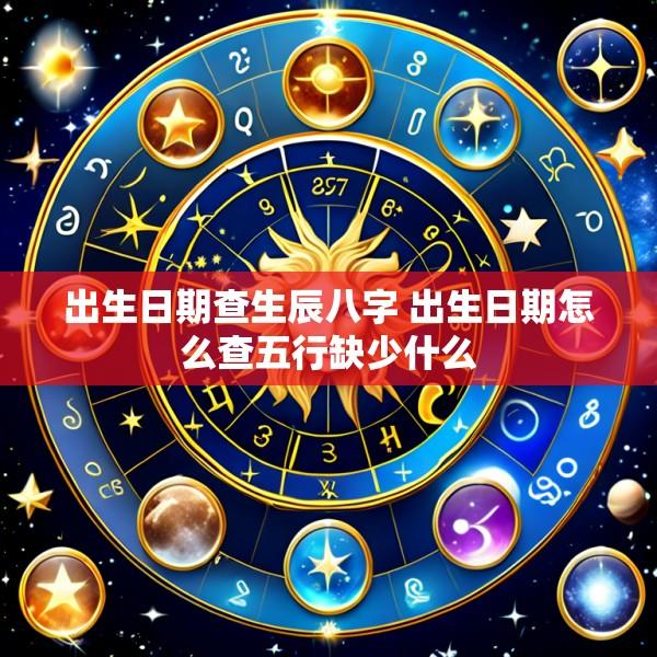 出生日期查生辰八字 出生日期怎么查五行缺少什么