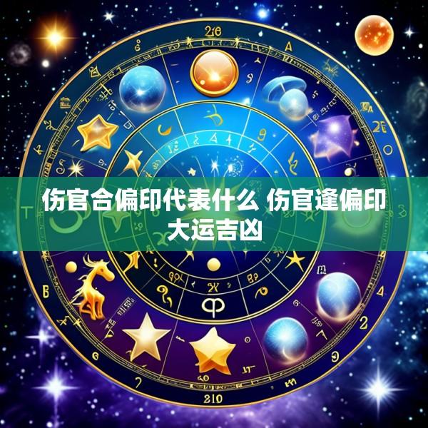 伤官合偏印代表什么 伤官逢偏印大运吉凶