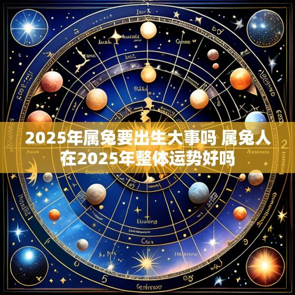 2025年属兔要出生大事吗 属兔人在2025年整体运势好吗