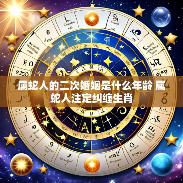 属蛇人的二次婚姻是什么年龄 属蛇人注定纠缠生肖