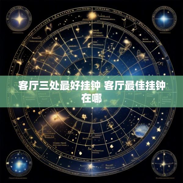 客厅三处最好挂钟 客厅最佳挂钟在哪