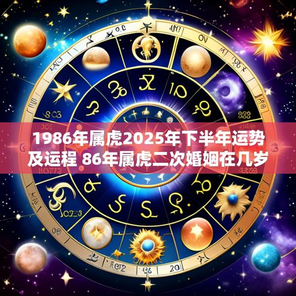 1986年属虎2025年下半年运势及运程 86年属虎二次婚姻在几岁