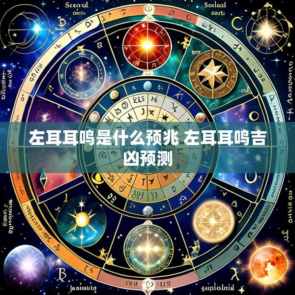 左耳耳鸣是什么预兆 左耳耳鸣吉凶预测