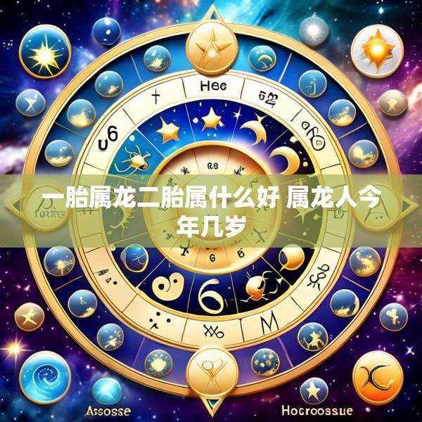 一胎属龙二胎属什么好 属龙人今年几岁