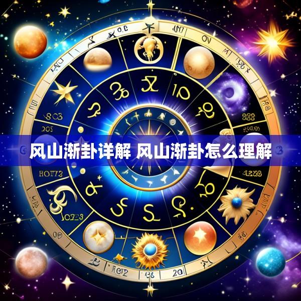 风山渐卦详解 风山渐卦怎么理解