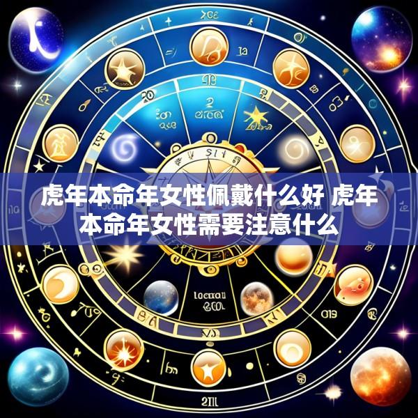 虎年本命年女性佩戴什么好 虎年本命年女性需要注意什么
