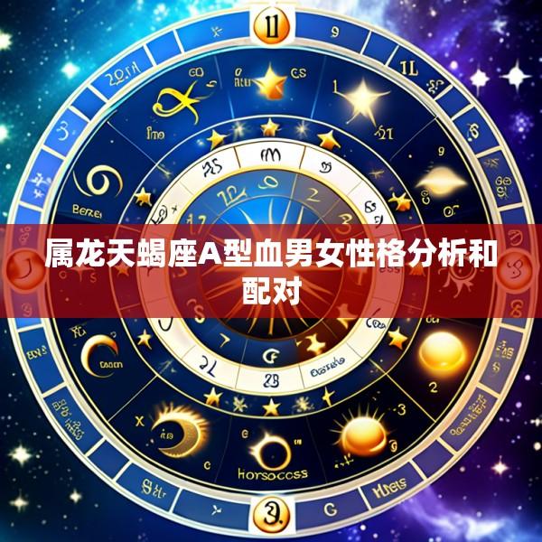 属龙天蝎座A型血男女性格分析和配对