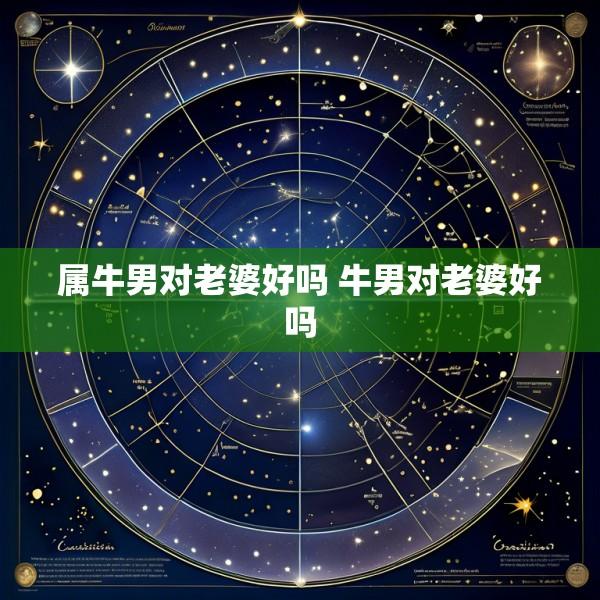属牛男对老婆好吗 牛男对老婆好吗