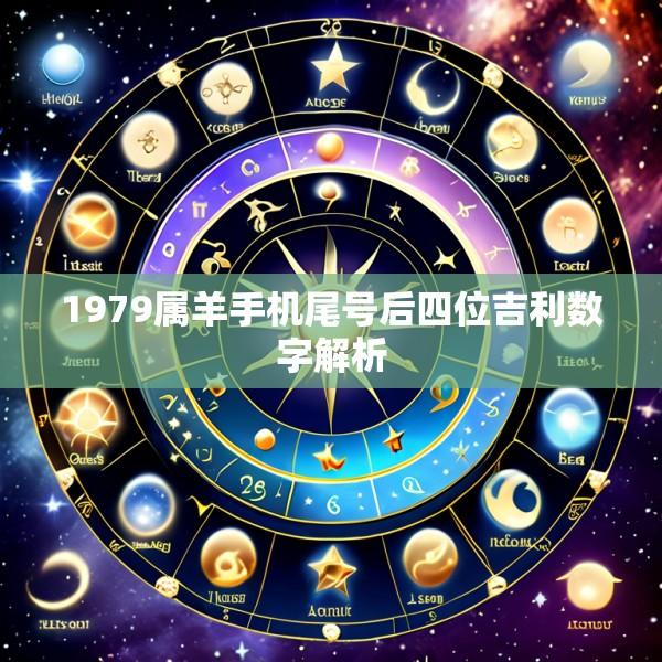 1979属羊手机尾号后四位吉利数字解析