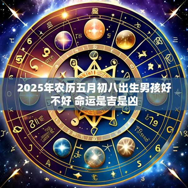 2025年农历五月初八出生男孩好不好 命运是吉是凶