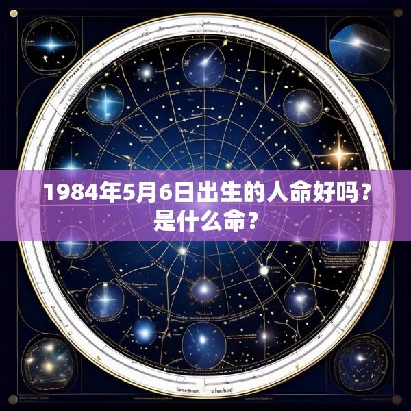 1984年5月6日出生的人命好吗？是什么命？