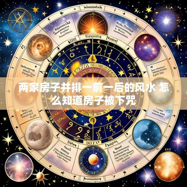 两家房子并排一前一后的风水 怎么知道房子被下咒