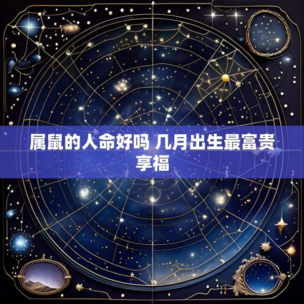 属鼠的人命好吗 几月出生最富贵享福