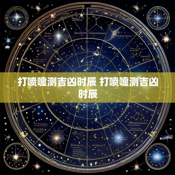 打喷嚏测吉凶时辰 打喷嚏测吉凶时辰