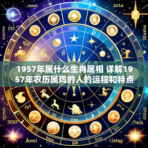 1957年属什么生肖属相 详解1957年农历属鸡的人的运程和特点