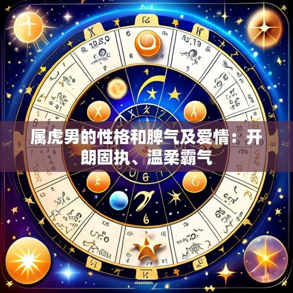 属虎男的性格和脾气及爱情：开朗固执、温柔霸气