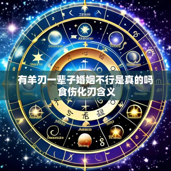 有羊刃一辈子婚姻不行是真的吗 食伤化刃含义