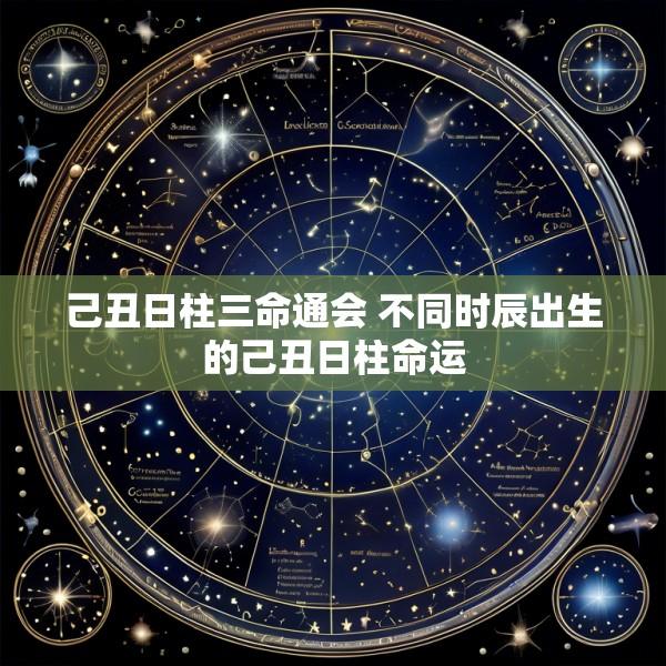 己丑日柱三命通会 不同时辰出生的己丑日柱命运