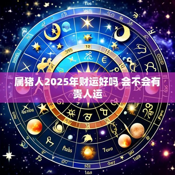 属猪人2025年财运好吗 会不会有贵人运