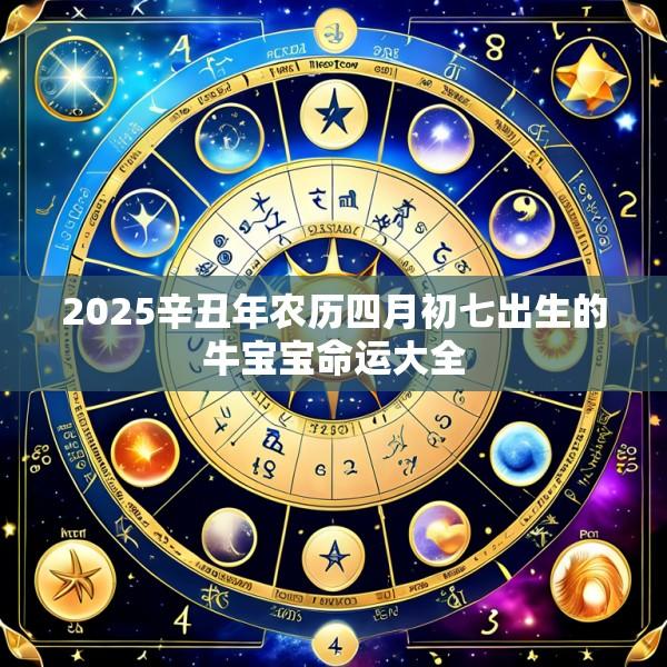 2025辛丑年农历四月初七出生的牛宝宝命运大全