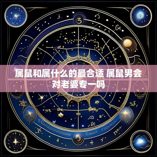 属鼠和属什么的最合适 属鼠男会对老婆专一吗