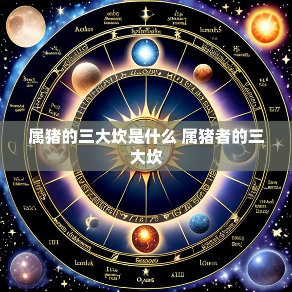 属猪的三大坎是什么 属猪者的三大坎