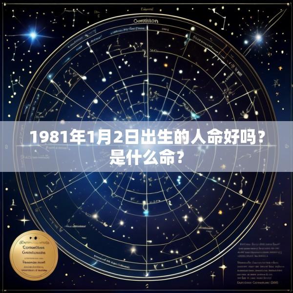 1981年1月2日出生的人命好吗？是什么命？