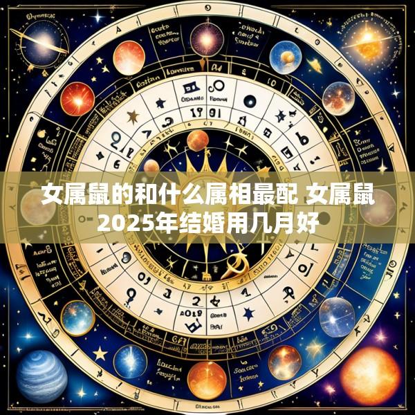 女属鼠的和什么属相最配 女属鼠2025年结婚用几月好
