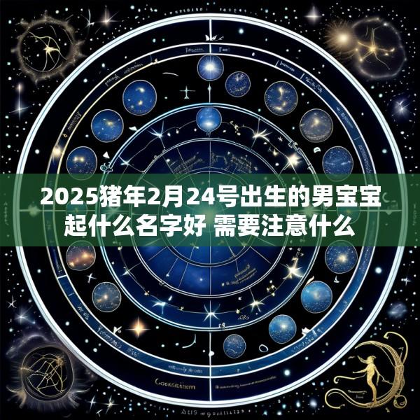 2025猪年2月24号出生的男宝宝起什么名字好 需要注意什么