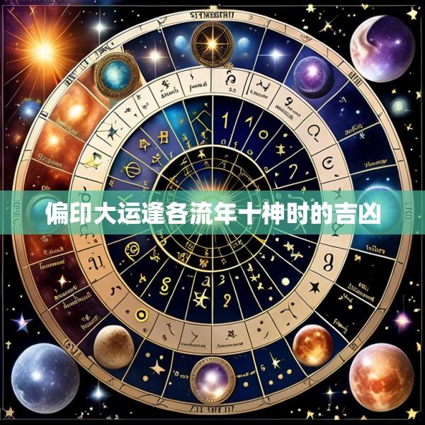 偏印大运逢各流年十神时的吉凶