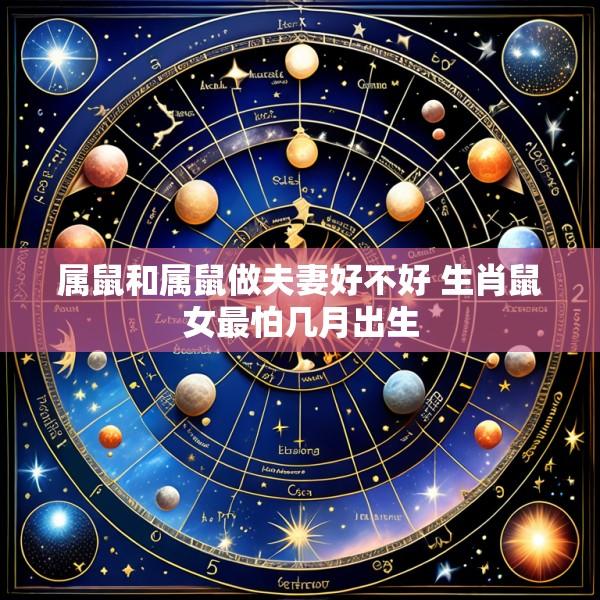属鼠和属鼠做夫妻好不好 生肖鼠女最怕几月出生