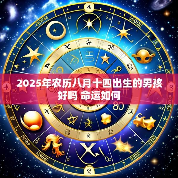 2025年农历八月十四出生的男孩好吗 命运如何