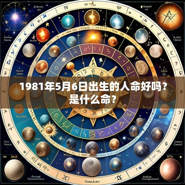 1981年5月6日出生的人命好吗？是什么命？