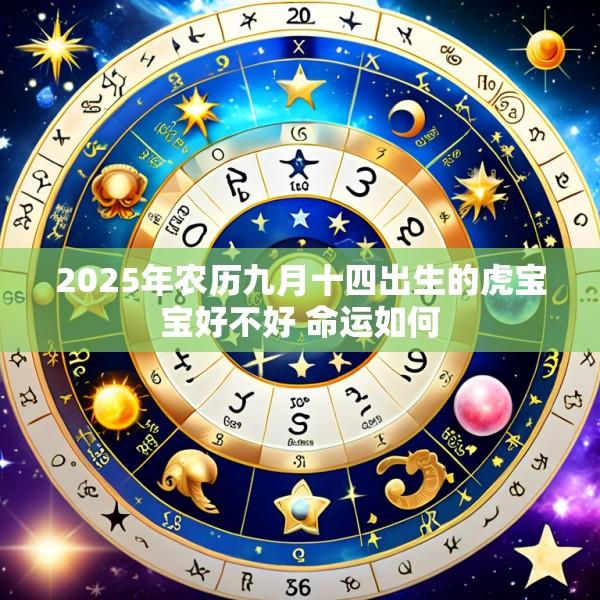 2025年农历九月十四出生的虎宝宝好不好 命运如何