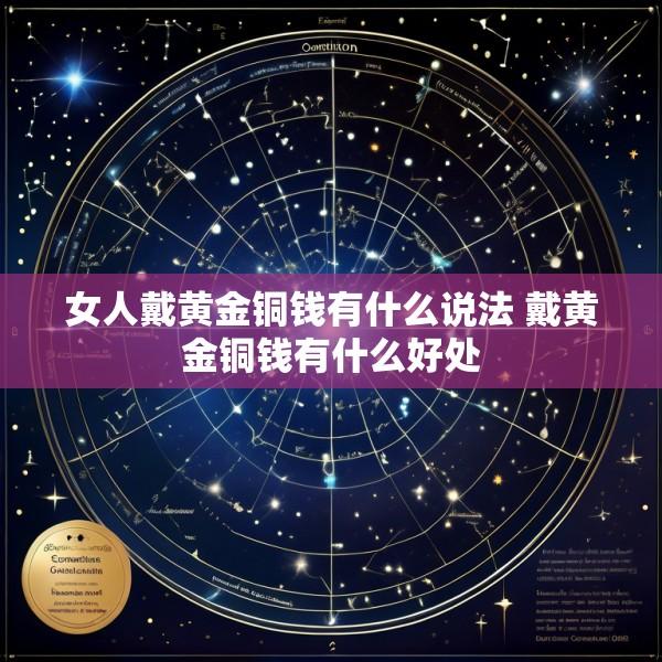 女人戴黄金铜钱有什么说法 戴黄金铜钱有什么好处