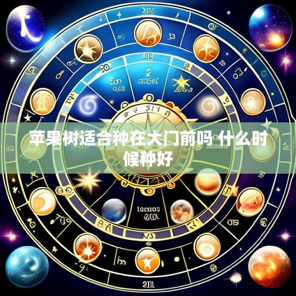 苹果树适合种在大门前吗 什么时候种好