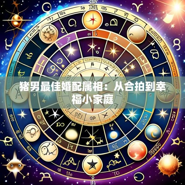 猪男最佳婚配属相：从合拍到幸福小家庭