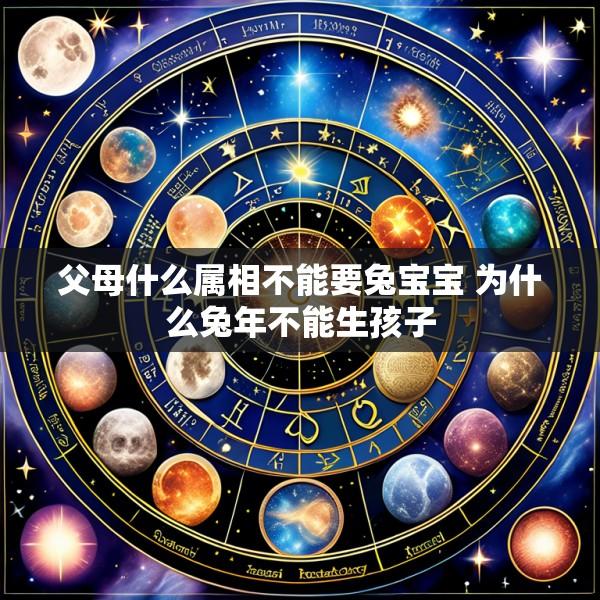 父母什么属相不能要兔宝宝 为什么兔年不能生孩子