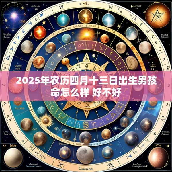 2025年农历四月十三日出生男孩命怎么样 好不好