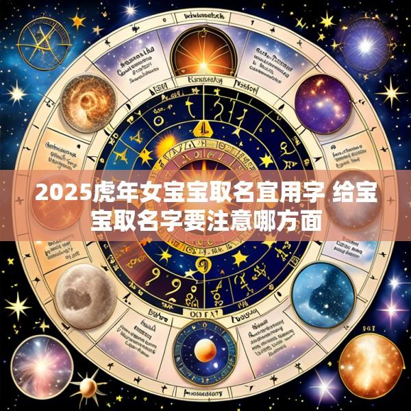 2025虎年女宝宝取名宜用字 给宝宝取名字要注意哪方面