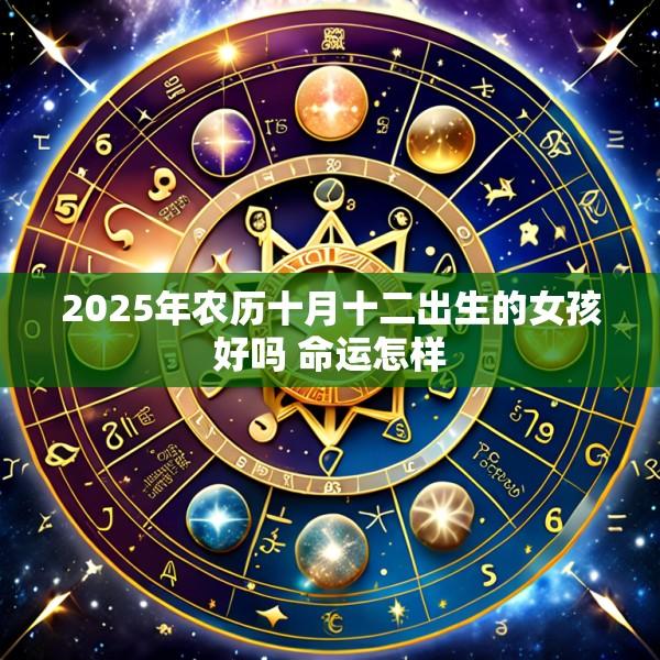 2025年农历十月十二出生的女孩好吗 命运怎样