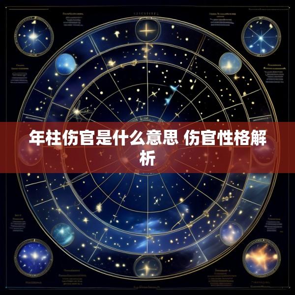 年柱伤官是什么意思 伤官性格解析
