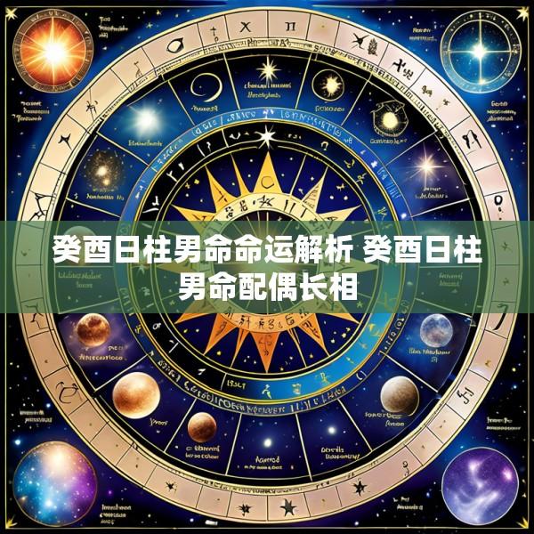 癸酉日柱男命命运解析 癸酉日柱男命配偶长相