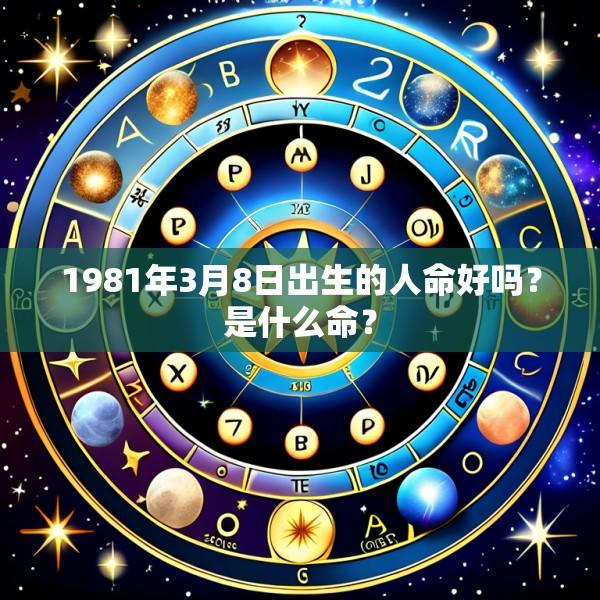 1981年3月8日出生的人命好吗？是什么命？