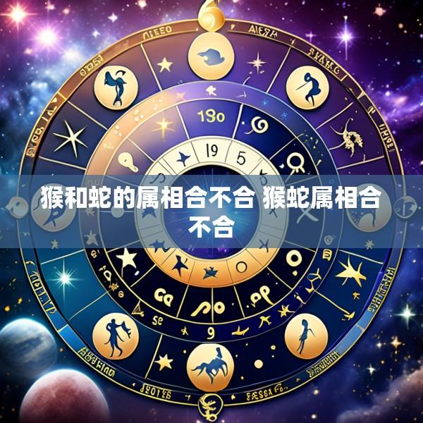 猴和蛇的属相合不合 猴蛇属相合不合