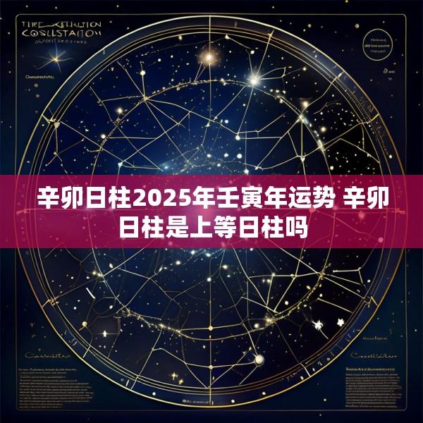 辛卯日柱2025年壬寅年运势 辛卯日柱是上等日柱吗