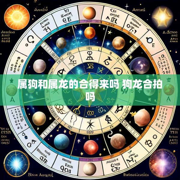 属狗和属龙的合得来吗 狗龙合拍吗